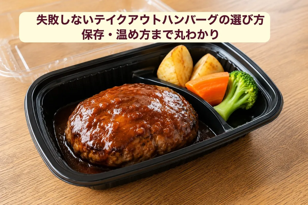 失敗しないテイクアウトハンバーグの選び方|保存・温め方まで丸わかり